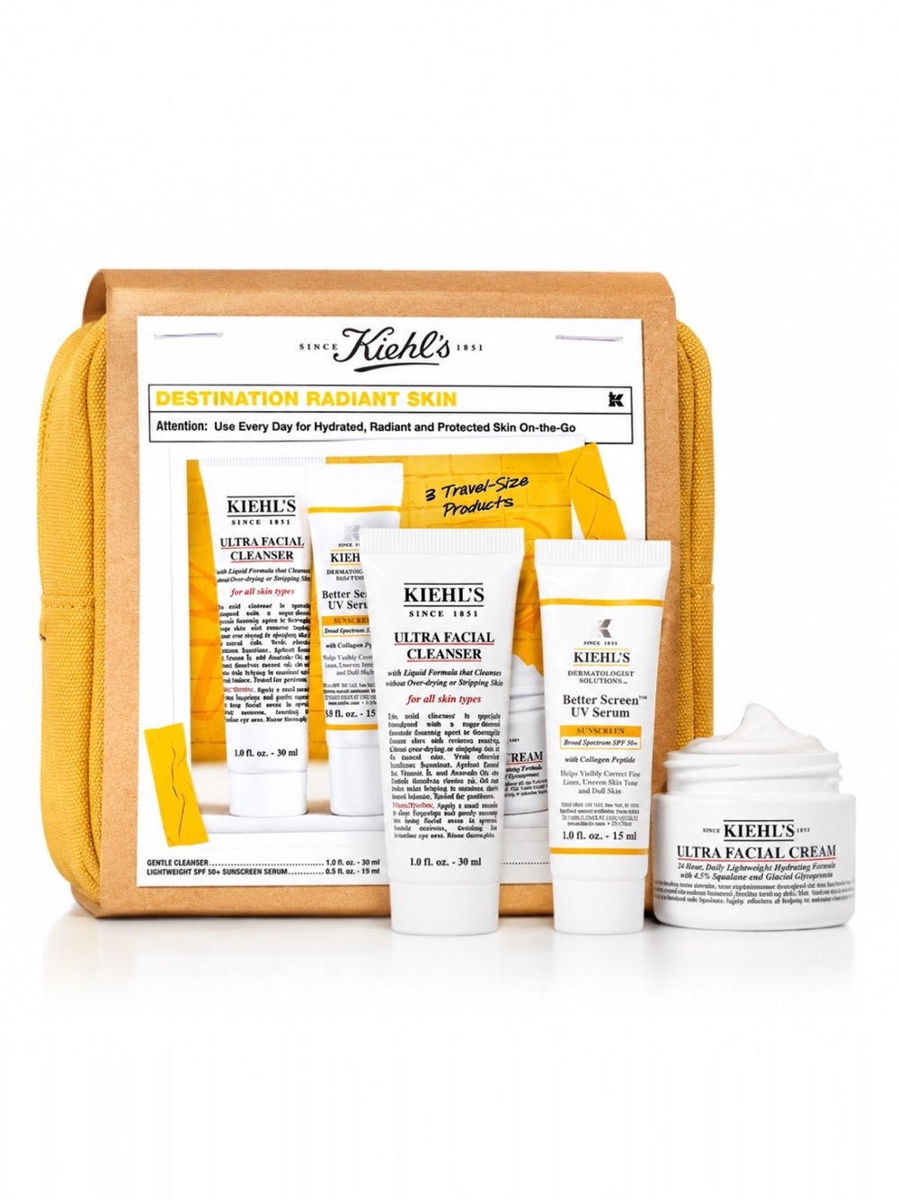 Kiehl's Destination Radiant Skin Trial Set